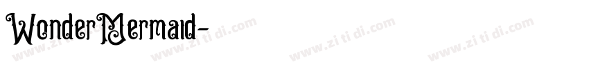 WonderMermaid字体转换