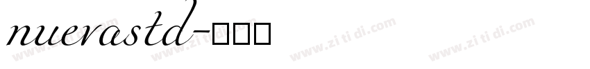 nuevastd字体转换