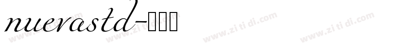 nuevastd字体转换