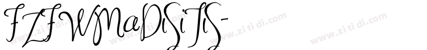 FZFWMaDiSiTiS字体转换