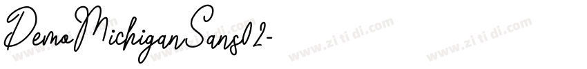 DemoMichiganSans02字体转换