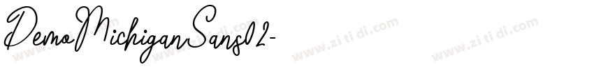 DemoMichiganSans02字体转换
