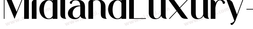 MidlandLuxury字体转换