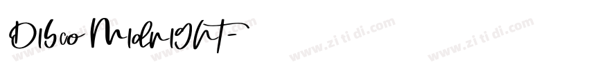 DiscoMidnight字体转换