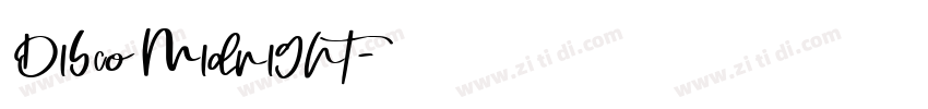 DiscoMidnight字体转换