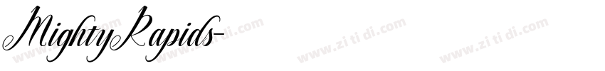 MightyRapids字体转换
