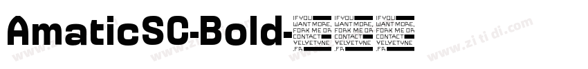 AmaticSC-Bold字体转换