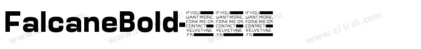FalcaneBold字体转换 FalcaneBold字体转换