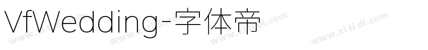 VfWedding字体转换