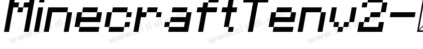 MinecraftTenv2字体转换 MinecraftTenv2字体转换