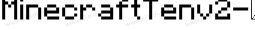 MinecraftTenv2字体转换 MinecraftTenv2字体转换