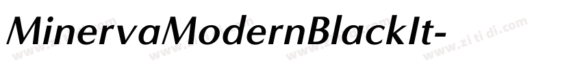 MinervaModernBlackIt字体转换 MinervaModernBlackIt字体转换