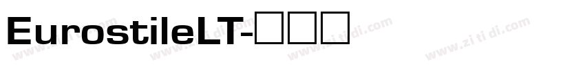 EurostileLT字体转换