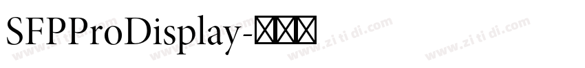 SFPProDisplay字体转换 SFPProDisplay字体转换