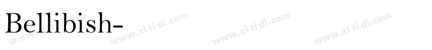 Bellibish字体转换