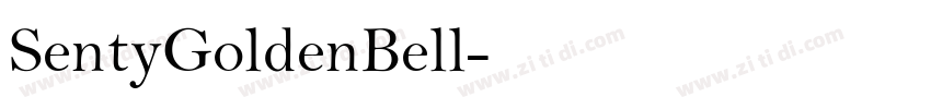 SentyGoldenBell字体转换