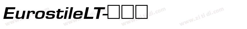 EurostileLT字体转换