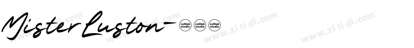 MisterLuston字体转换