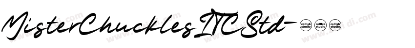 MisterChucklesITCStd字体转换