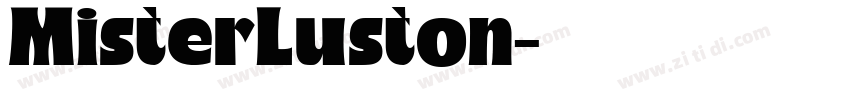 MisterLuston字体转换