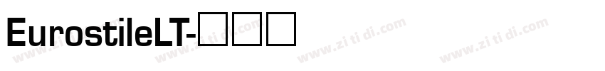 EurostileLT字体转换
