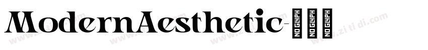 ModernAesthetic字体转换