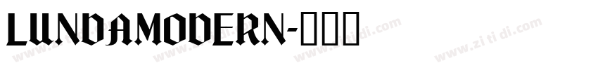 LundaModern字体转换