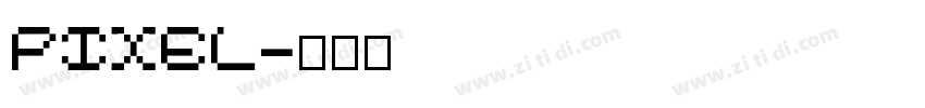 pixel字体转换