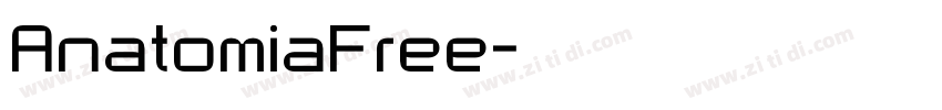 AnatomiaFree字体转换