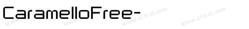 CaramelloFree字体转换