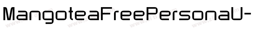 MangoteaFreePersonaU字体转换