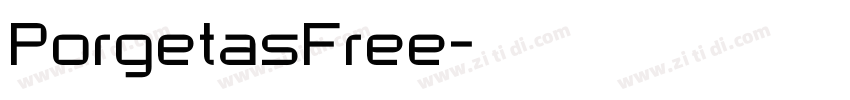 PorgetasFree字体转换