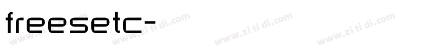 freesetc字体转换