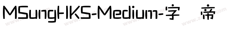 MSungHKS-Medium字体转换