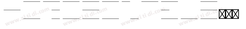 Horizontal字体转换