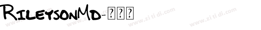 RileysonMd字体转换