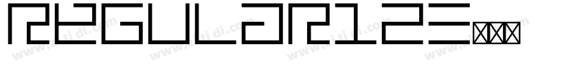 Regular12字体转换