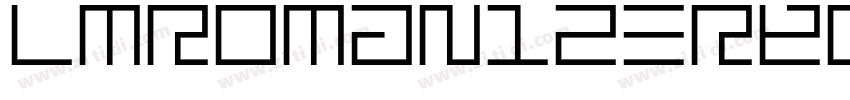 lmroman12-regular字体转换