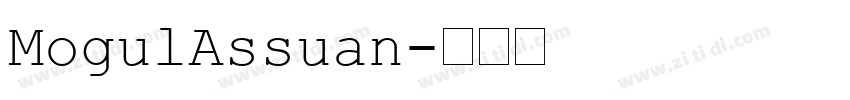 MogulAssuan字体转换