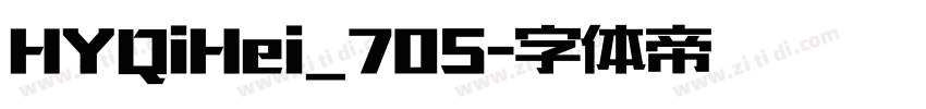 HYQiHei_70S字体转换 HYQiHei_70S字体转换