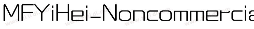 MFYiHei_Noncommercia字体转换