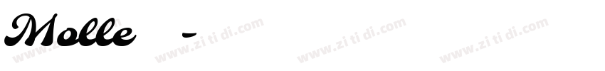 Molle字体字体转换