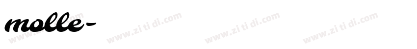 molle字体转换