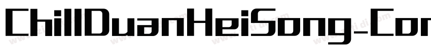 ChillDuanHeiSong_Con字体转换