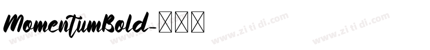 MomentumBold字体转换 MomentumBold字体转换