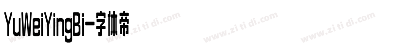 YuWeiYingBi字体转换