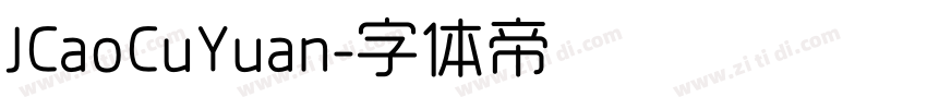 JCaoCuYuan字体转换 JCaoCuYuan字体转换
