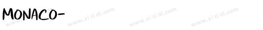 Monaco字体转换
