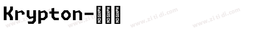 Krypton字体转换 Krypton字体转换