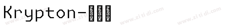 Krypton字体转换 Krypton字体转换